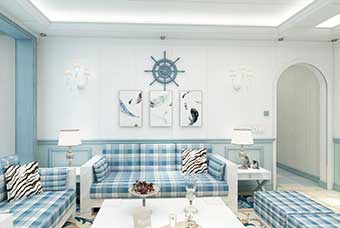 河南地中海风格-客厅