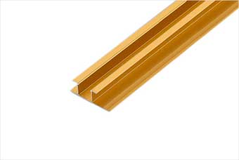 河南航空纤维墙咔铝合金带灯中条（钛金氧化）