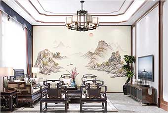 河南森佰汇航空纤维墙咔（巴山蜀水）